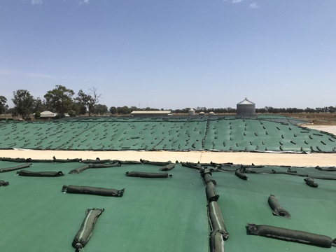 Silage covers and gravel bags